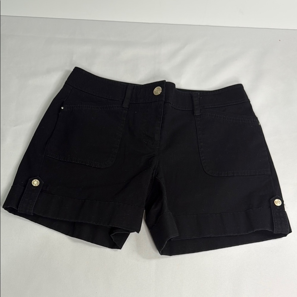 White House Black Market Black Classic Bermuda Shorts